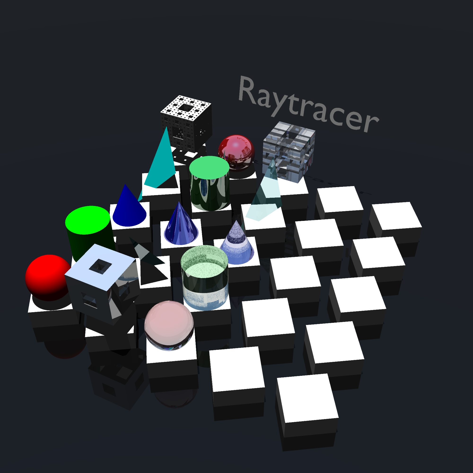 Final Raytracer showcase